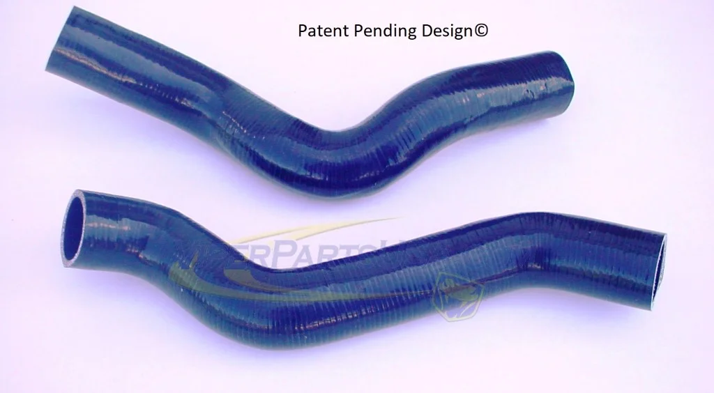 Radiator Coolant Hose Set, BLACK 08-17 Dodge Viper