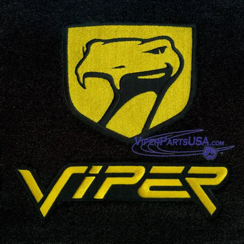 Embroidered Floor Mats 1992 - 2002 Dodge Viper - Image 4