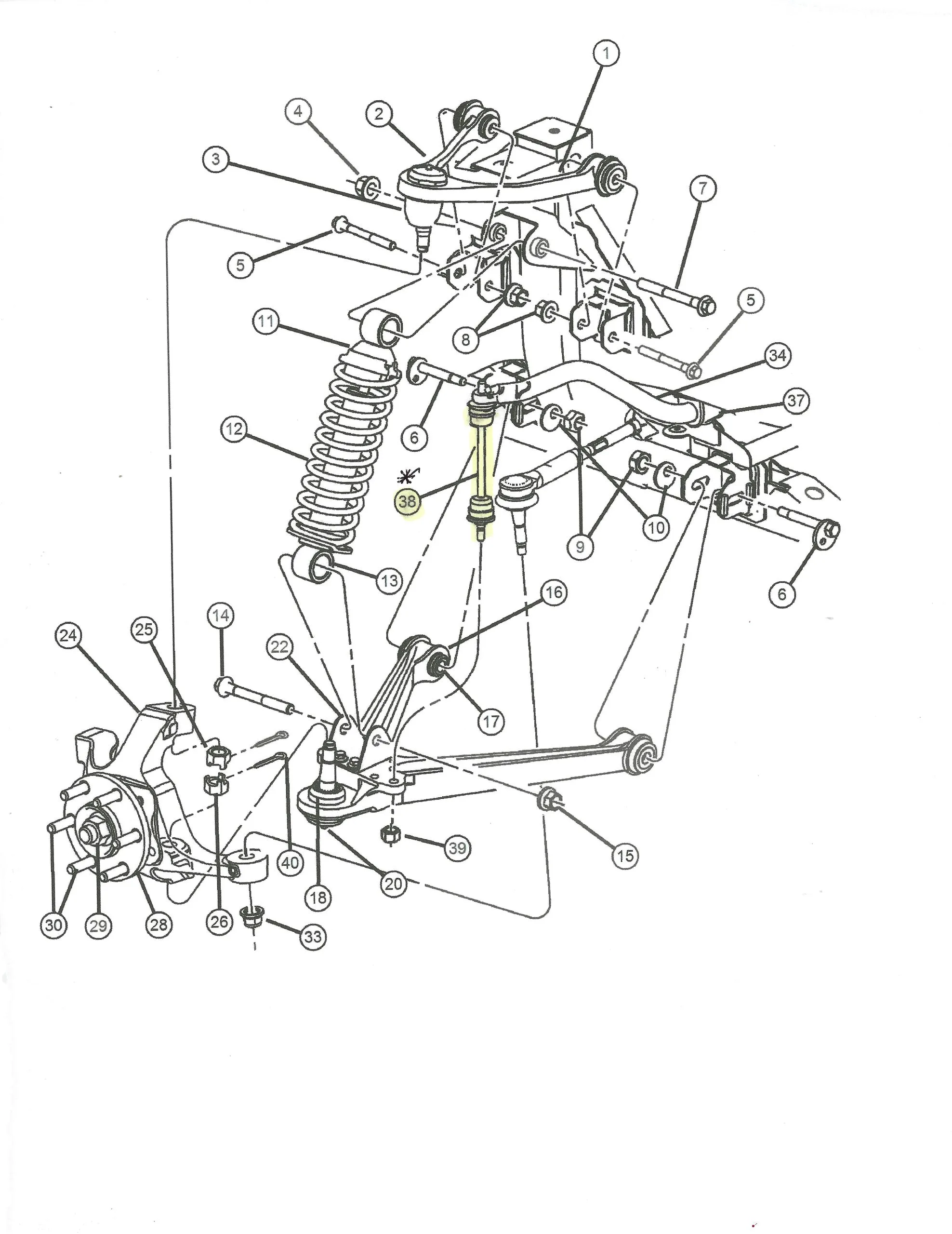 Sway Bar Link Non Adj. Front 92-17 Dodge Viper - Image 3