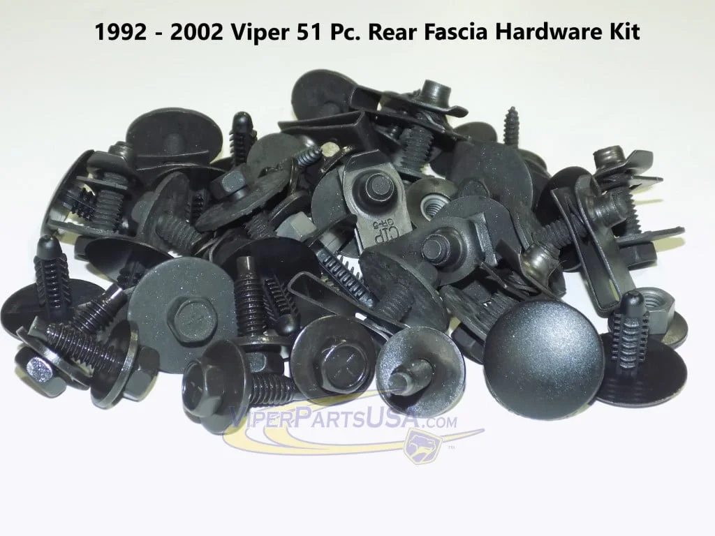 Bumper Rear Fascia Kit 92-02 Dodge Viper - Image 2