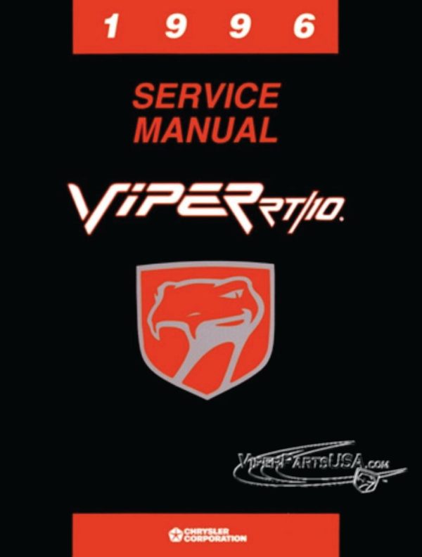 Manual, Repair/Service - 1996 Dodge Viper RT