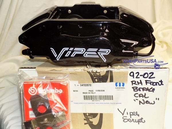 Brake Caliper Front -RH  92-02 Dodge Viper