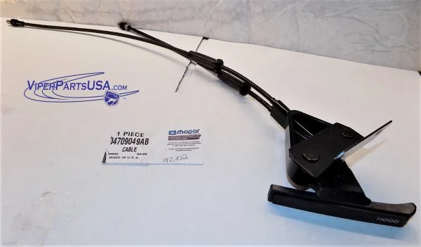 Hood Release Cable 92-02 Dodge Viper