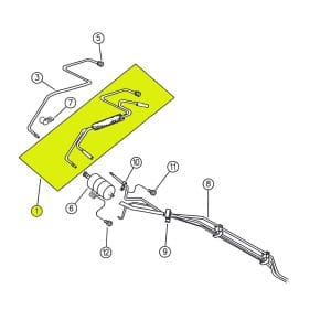 Fuel Line Bundle 92-98 Dodge Viper
