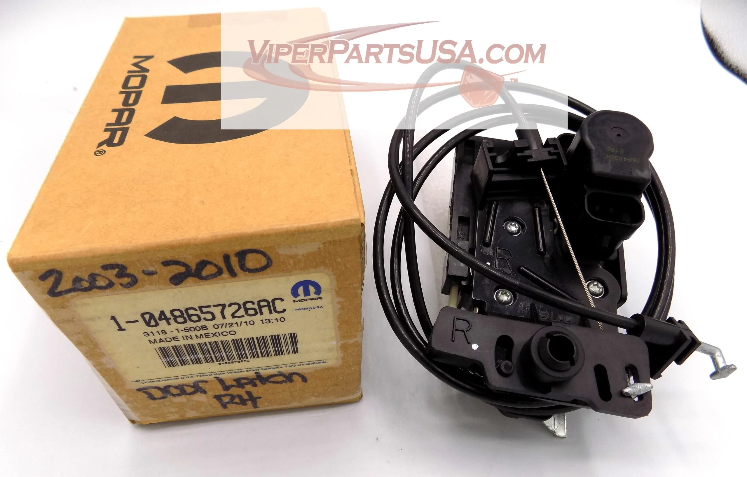 Door Latch /Electrical Right Side    03-10 Dodge Viper